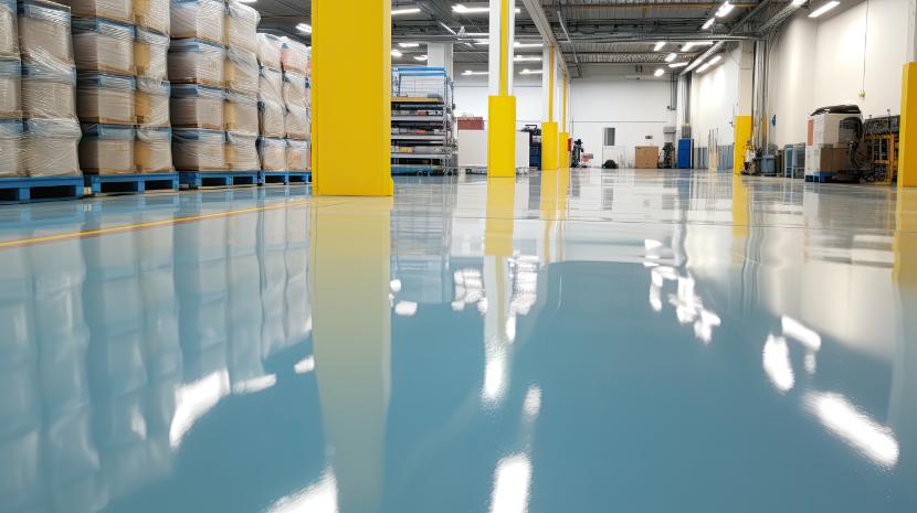 High Gloss Metallic Epoxy Floor